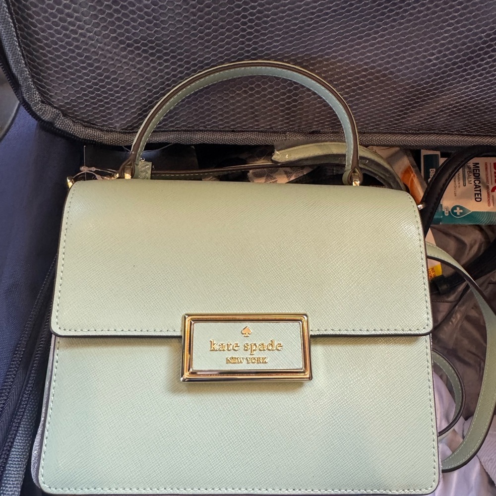 kate spade Mint Green Structured Top-Handle Satchel - Picture 7 of 16